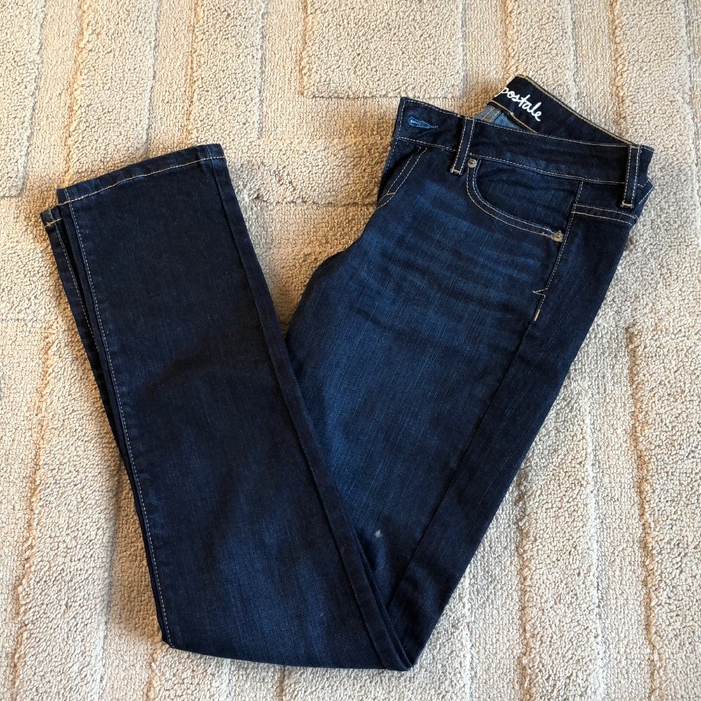 Aéropostale Navy Blue Bayla Skinny Jeans